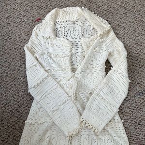 Free people knit cardigan size xs
